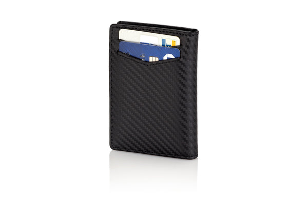 SHUAINIU Slim Front Pocket Wallet With RFID Blocking – Leather Card Holder For Men – Coffee Brown - View #11