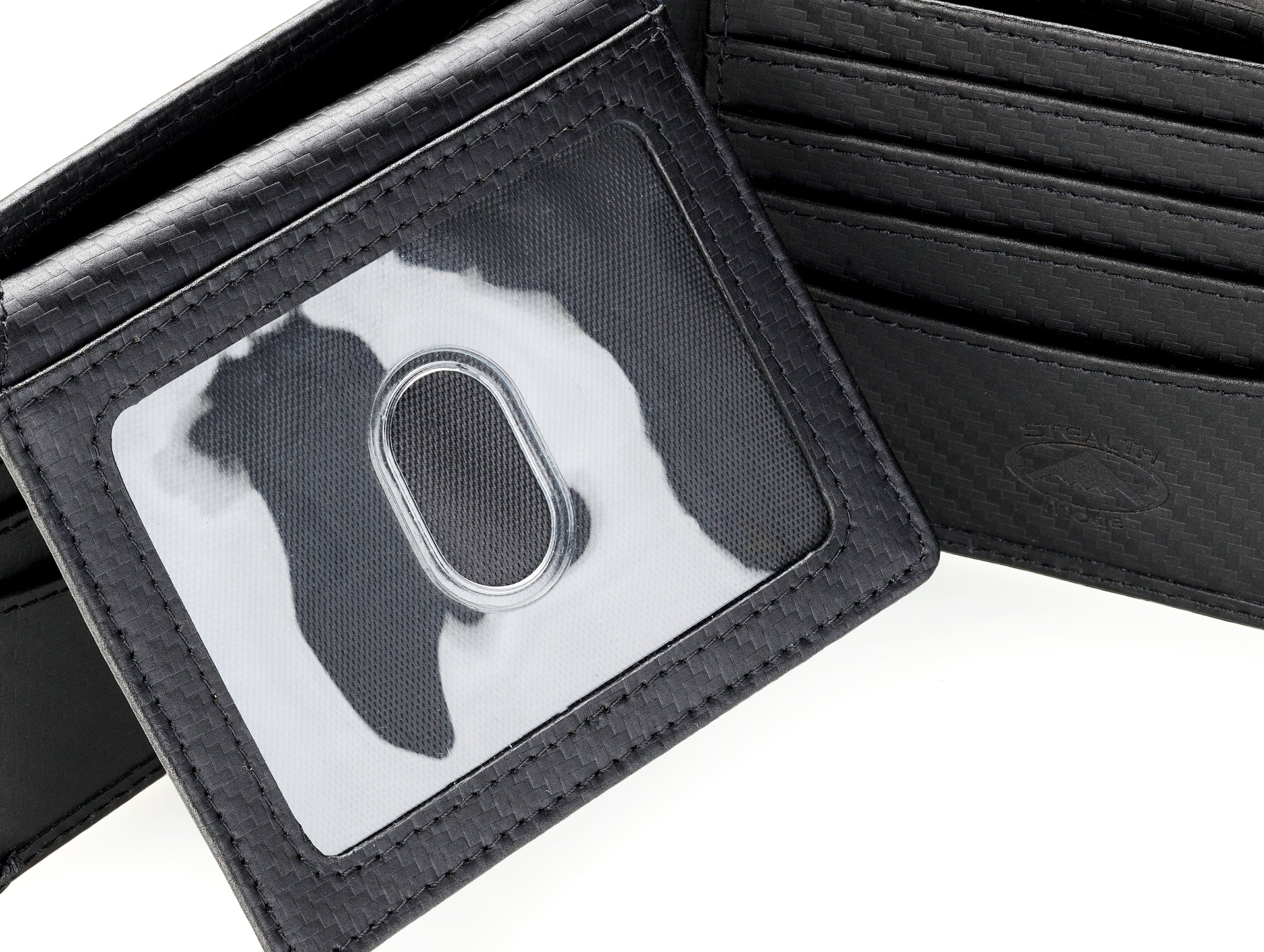Carbon Fiber Wallet for Men With ID Window and RFID Blocking