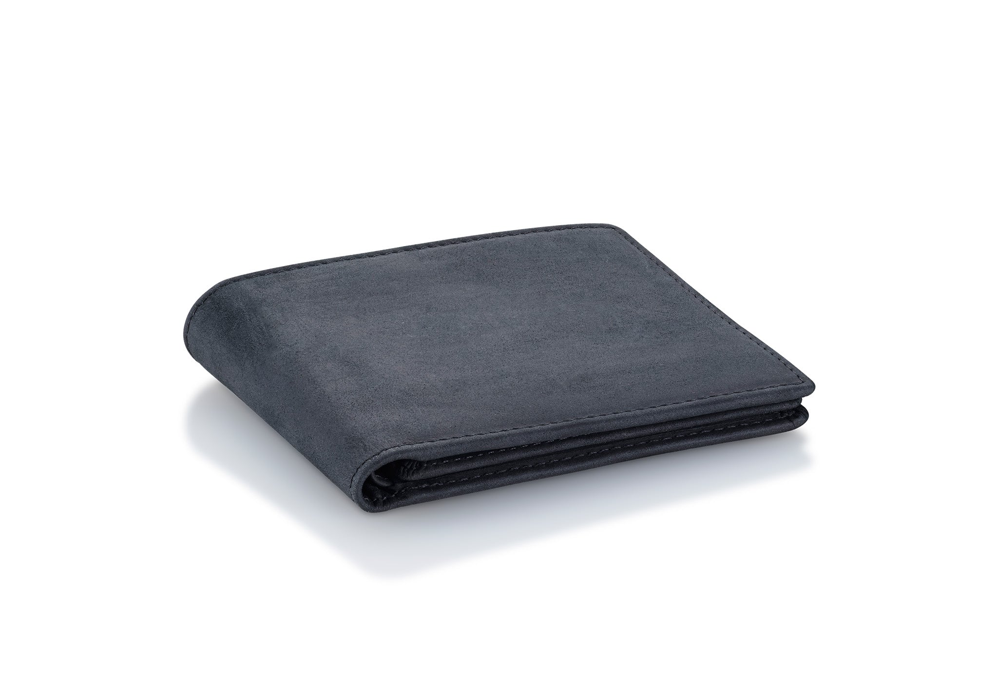 Black Bifold Wallet for Men With ID Window and RFID Blocking