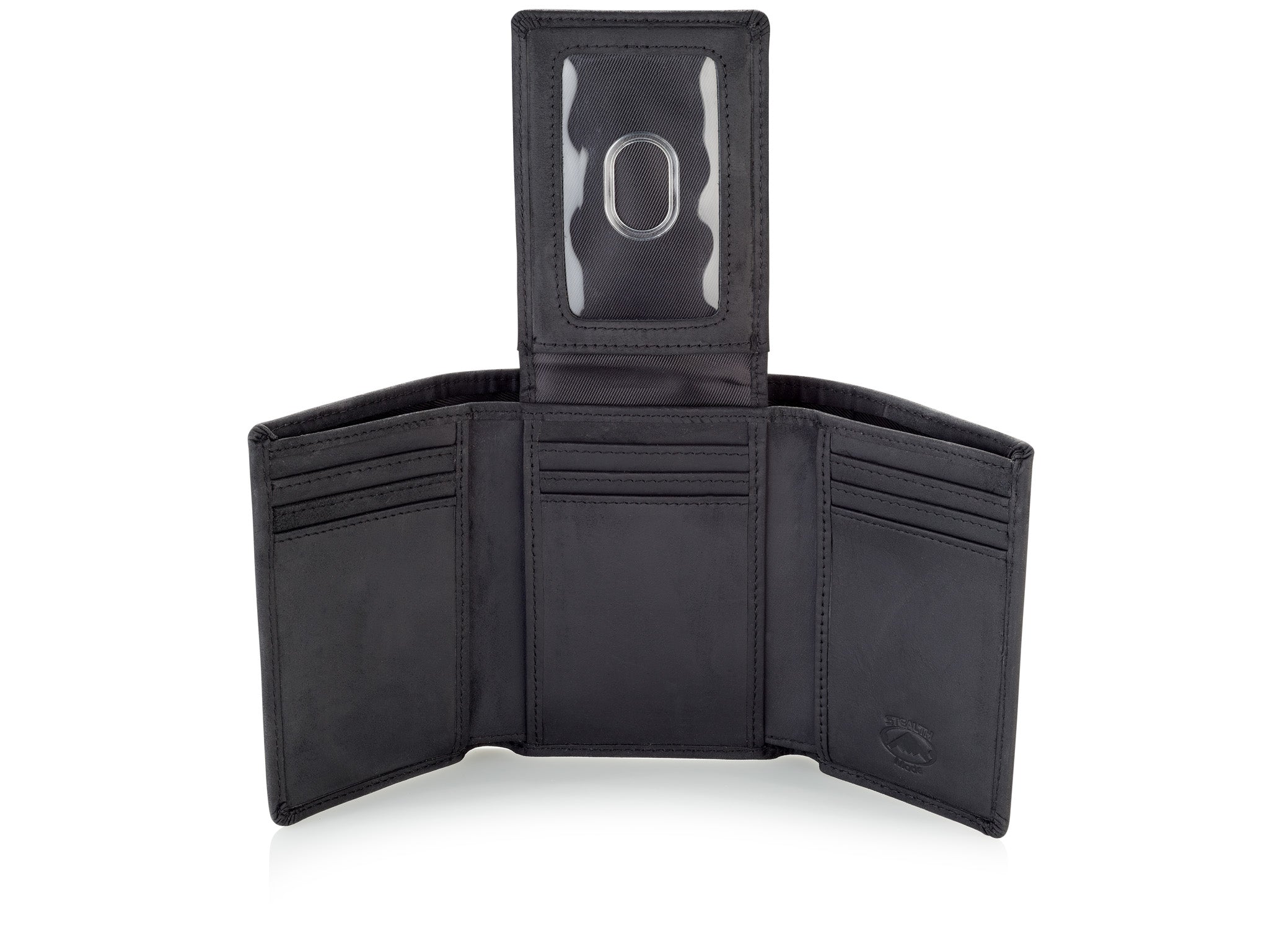 Trifold Leather Wallet for Men with ID Holder and RFID Trifold Leather Wallet for Men with ID Holder and RFID